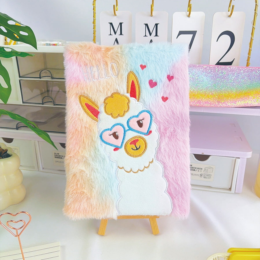 Плюшен бележник A5 Cute Alpaca Diary Плюшен бележник A5 Cute Alpaca Diary